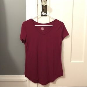 Maroon V-Neck